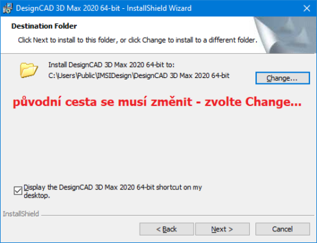 Instalace DCAD 3D Max 2020 (v29)